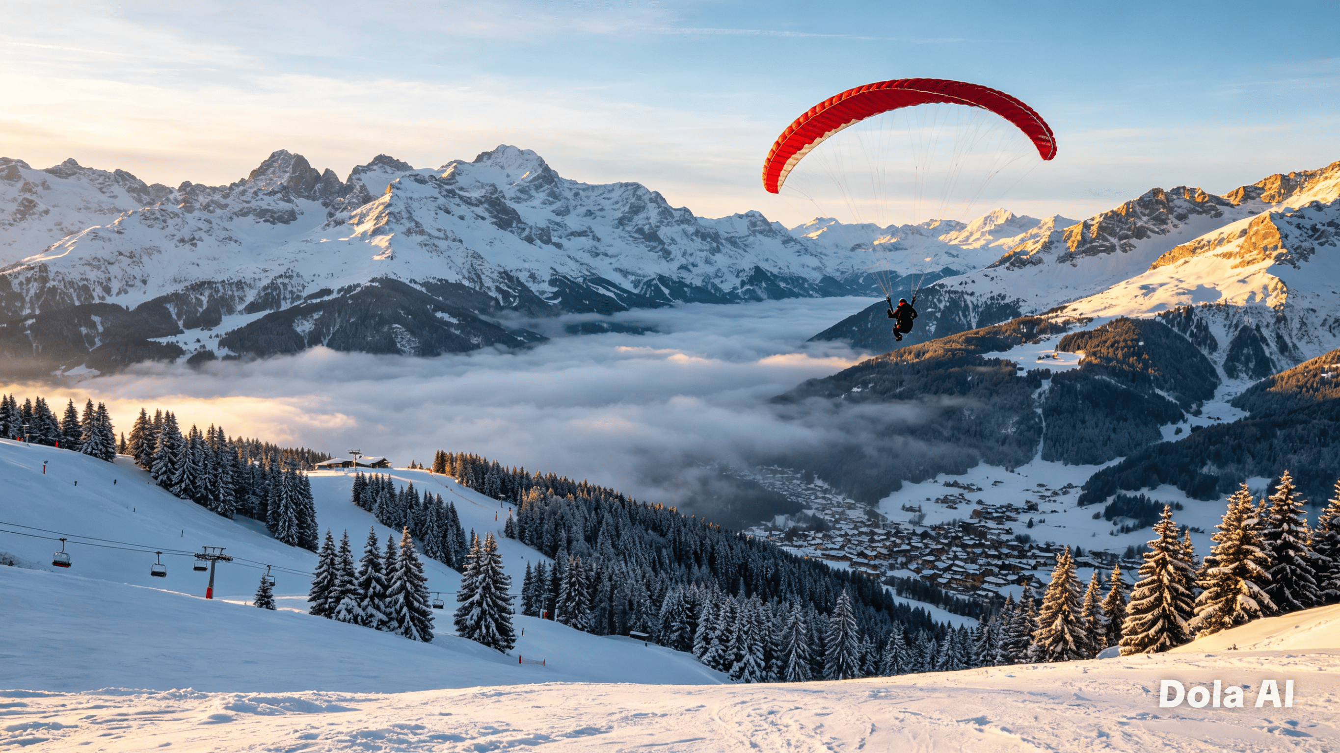 Winter activities in Méribel