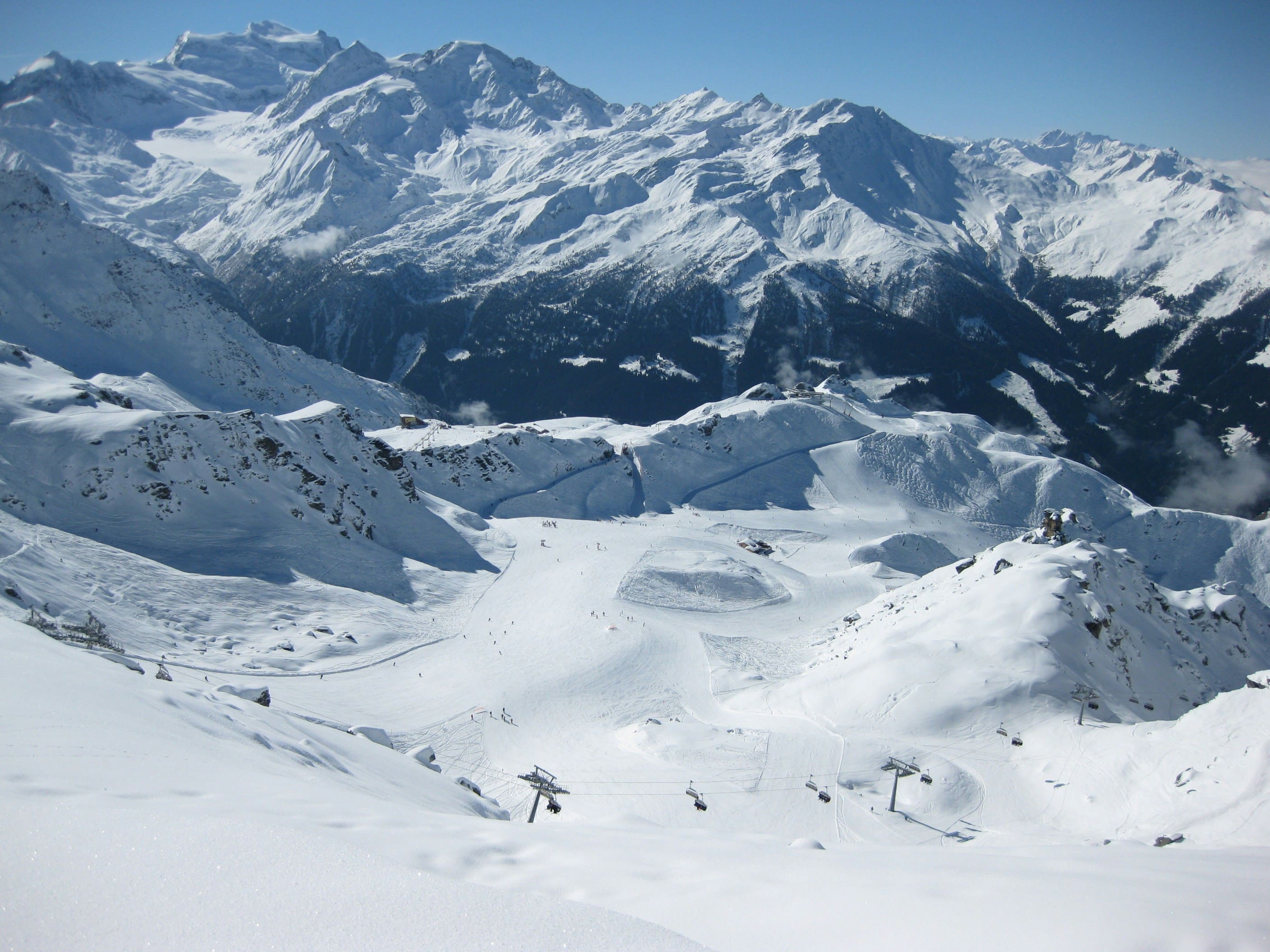 Sunset over Verbier